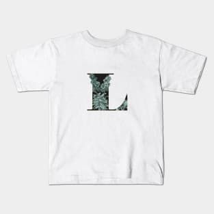 Flower Alphabet L Kids T-Shirt